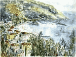 "Levanto" - 2000 acquarello su carta - cm 30x40